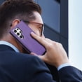 thumbnail image 3 of Feishell Wallet Case for Samsung Galaxy S25 Ultra, Premium PU Leather Magnetic Flip Kickstand Book Folio Full Body Case with RFID Blocking Credit Card Slots Shockproof Protective Phone Case,Purple, 3 of 8