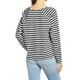 thumbnail image 3 of Sherrylily Women Casual Crew Neck Striped Long Sleeve T Shirt Tops Lightweight Pullover, 3 of 3