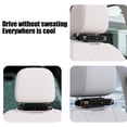 thumbnail image 6 of 2026 Car Seat Fan, Portable USB Vehicle Fan High Wind Turbine For Rear Seat Cooling Adjustable Headrest Mount Auto Travel Accessory Black, 6 of 7