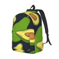 thumbnail image 2 of Balery Fresh Avocado Vintage Canvas Backpack for Men and Women - Large Capacity, Durable Travel Laptop Bag for School, Work, Hiking, and Outdoor Activities, 2 of 7