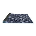 thumbnail image 2 of Ahgly Company Indoor Square Abstract Blue Modern Area Rugs, 3' Square, 2 of 4