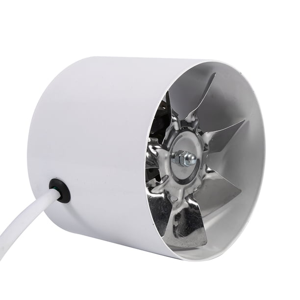 Duct Air Vent Fan Exhaust Air Vent Fan Duct Fan Exhaust Duct Fan Blower Inline Duct Fan Exhaust Ventilation Home Indoor Air Vent Cooling Steel Blade 220V 20W ANGGREK Otros