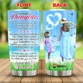 thumbnail image 4 of Gifts For Daughter - Mom to Daughter 20 oz Stainless Steel Tumbler with lid and straw - Gifts for Mothers Day Birthday Valentine Wedding Graduation Gifts - Mother to Daughter Gifts, 4 of 5