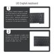 thumbnail image 2 of Bearachild Teclado de EE. UU., componentes de entrada profesionales, pieza de repuesto, teclados en inglés, ordenador portátil, PC, reemplazo de Juegos de teclado y mouse para computadora, 2 of 6