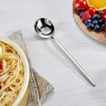 thumbnail image 3 of Xukmct 4 Pack Long Handles Soup Spoons Stainless Steel Spoons Rice Spoon Dinner Spoons for Home, Kitchen, Restaurant, 5.3 inch, 3 of 8