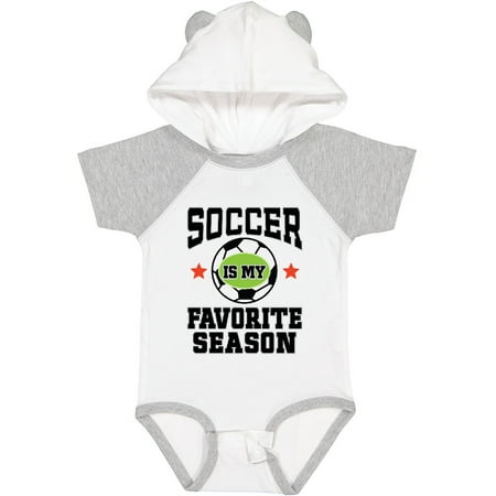 

Inktastic Soccer is My Favorite Season Gift Baby Boy or Baby Girl Bodysuit