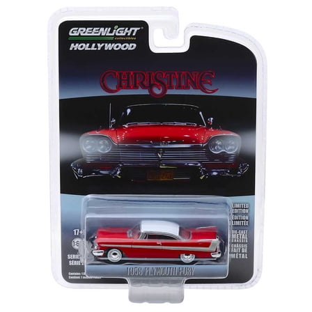 Greenlight Hollywood Series: 1958 Plymouth Fury "Christine" 1/64 Scale