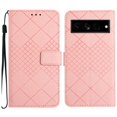thumbnail image 2 of For Google Pixel 7 Pro Wallet Case with RFID Blocking Card Slots Holder Premium PU Leather Magnetic Kickstand Shockproof Wrist Strap Removable Flip Protective Cover For Google Pixel 7 Pro, Pink, 2 of 9