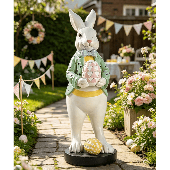 Large Easter Decorations Outdoor Easter Yard Signs Easter Yard Decorations ,Easter Egg Handicrafts Decorative Items,Easter Outdoor Garden Sign Waterproof Lawn Signs For Pathway Walkway