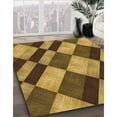 thumbnail image 3 of Ahgly Company Machine Washable Indoor Square Transitional Dark Bronze Brown Area Rugs, 6' Square, 3 of 7