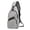 Grey, variant on ibiyuan Sling Bag Anti-Theft Crossbody Bag USB Charging Sling Chest Daypack for Men Women, Single Shoulder Crossbody Backpack for Hiking Camping Outdoor Adventures
