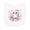 AA-White, variant on Inktastic Cute Owl with Heart and Flowers Newborn Bib