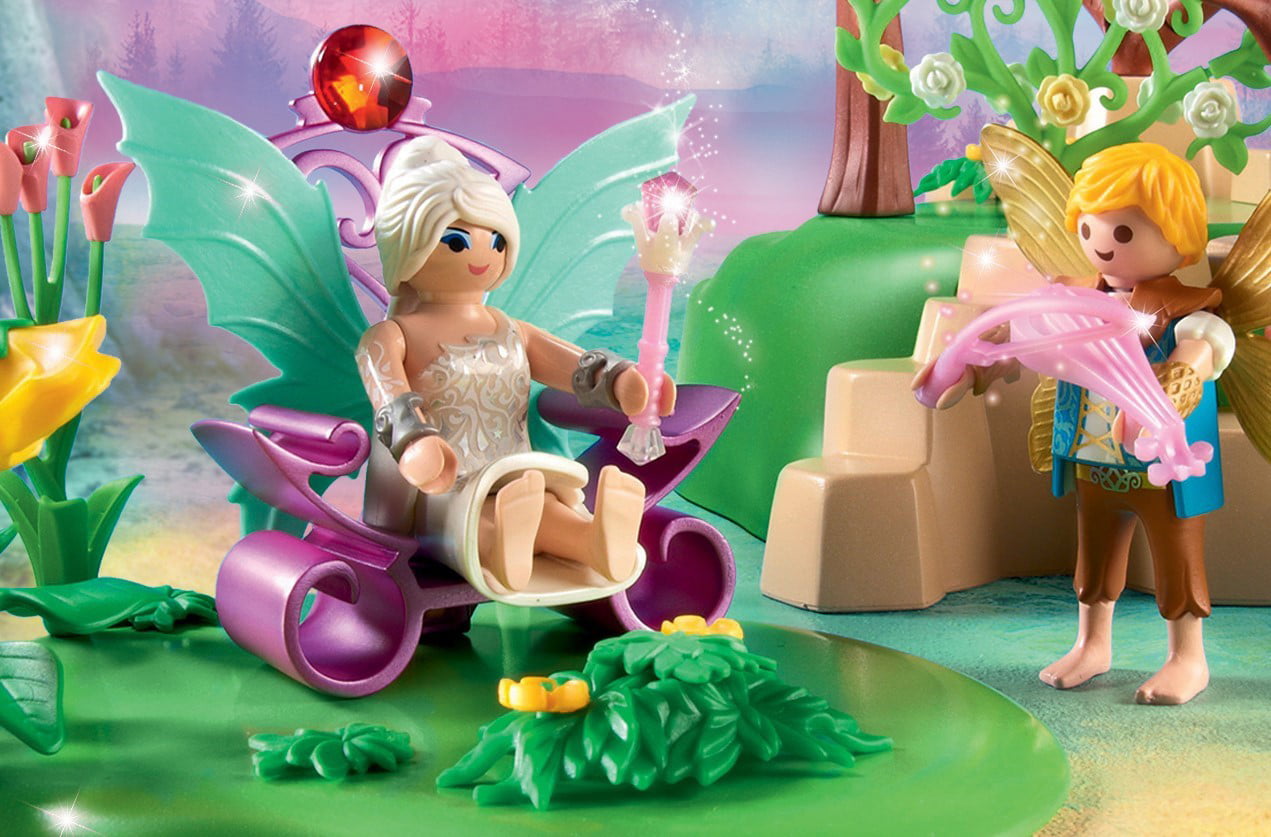 Playmobil 9132 Magical Fairy Forest Mystical Animals And Unicorns Accessories 