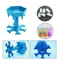 thumbnail image 4 of XKHAZA 6 Shot Glass Dispenser and Holder, Multiple 6 Shot Dispenser for Filling Liquids, Carrier Liquor Dispenser with Opener, Gifts Drinking Games for Bar Cocktail Wine Party, 4 of 6