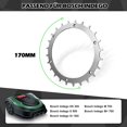 thumbnail image 4 of Set de 2 Pointes en Acier Inoxydable pour Bosch Indego, 4 of 5