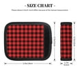 thumbnail image 2 of Luggage Handle Wraps for Suitcase - Suitcase Tags Identifiers for Suitcases, Buffalo Plaid Red Black Fun Luggage Handle Covers, Travel Luggage Accessories Essentials for Flying, 2 of 6