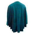 thumbnail image 2 of UJNDER Elegant Solid Color Shawl Cape for Women Soft and Comfortable Poncho Outerwear for Stylish Layering Dark Green, 2 of 3