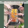 thumbnail image 3 of Parrilla eléctrica de acero inoxidable para el hogar, función múltiple, 2000 W, alta potencia, 50-35 CACAGOO Parrilla eléctrica, 3 of 7