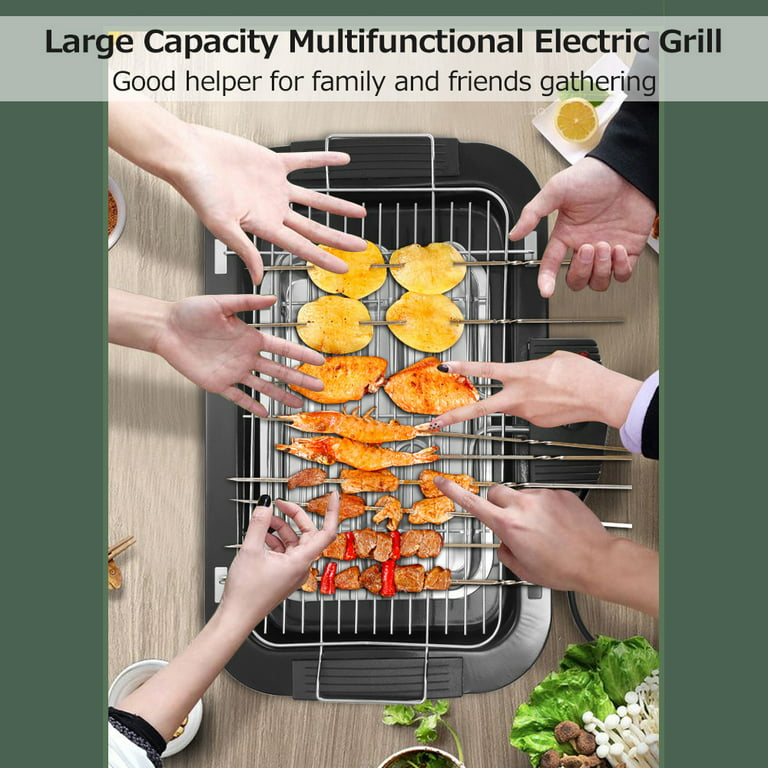 Electric BBQ Household Small Skewer Indoor Grill Machine Kitchen Appliances  электро гриль для кухни شواية كهربائية 전기 그릴