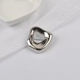 thumbnail image 5 of Vintage Geometric Brooch Pin for Women Men Gold Silver Plated Hollow Lapel Pin Minimalist Statement Jewelry for Suit Costume Party Chest Accessories Simple Metal Unique Corsage, 5 of 11