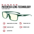 thumbnail image 2 of Gafas para videojuegos Gunnar Vertex Moss con lente transparente, 2 of 7