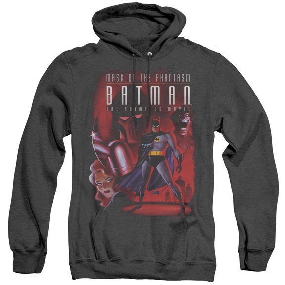 Batman Phantasm Cover Adult Heather Hoodie Sweatshirt Black