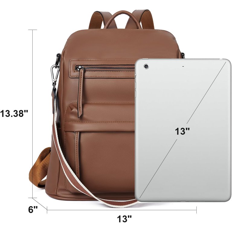 Womens Backpack Purse Vegan Leather Large Travel Backpack  display picture 2