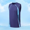 thumbnail image 2 of Dagegui Athletic Tank Tops for Men Ice Silk Cooling Sleeveless Shirts Big and Tall Muscle Tee Gym Running Workout Tanks Dark Blue,5XL, 2 of 8