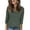 Army Green, variant on Womens Sweaters 3/4 Length Sleeve Casual Tunic Tops V Neck Shirts Fall Fashion Clothes 2025