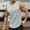 Gray, variant on Elvqul Mens Black Shirts T-Shirts Athletic Summer Solid Color Sleeveless Fashion Design Tank Tops for Men Crew Neck