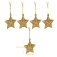 thumbnail image 2 of CATIEBYE Gold Star Christmas Tree Ornaments 24Pcs Five-Pointed Star, 2 of 8