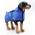 thumbnail image 3 of Albornoz de microfibra para perros - Albornoz absorbente para perros para secarse después de nadar, bañarse o salir bajo la lluvia (M-Azul), 3 of 5