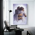 thumbnail image 3 of Christ Jesus Hugging Man Wall Art Decor Jesus Healing Man Bible Canvas Painting Canvas Wall Art Poster Decorative Bedroom Modern Home Print Picture Artworks Posters 16x24inch(40x60cm), 3 of 6
