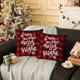 thumbnail image 5 of Cubiertas de Almohada de Navidad Almohada de Navidad 17.71x17.71In para la Decoración de Navidad, Almohada de Decoración de Vacaciones de Invierno Adecuada para Sofás en el Hogar, 5 of 6
