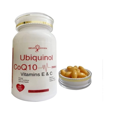Ubiquinol CoQ10 200mg 120 Capsules – Antioxidant & Heart Health Support for Men & Women