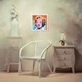 thumbnail image 3 of Stephen Chambers 12x12 White Modern Wood Framed Wall Art Titled - Marilyn Poppysunset, 3 of 6