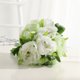 thumbnail image 2 of Ramo de simulación de flor de peonía artificial de 10 cabezas, fiesta de boda, decoración floral para el hogar, flor falsa, blanco verde Advancent HA7016-02B, 2 of 6