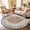 Beige-R, variant on ICEANT Persian Style Round Area Rug, 4'x4' Round Vintage Anti-Slip Carpet for Living Room Bedroom, Boho Non-Shedding Mat for Balcony Floor, Dark Blue