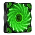 thumbnail image 1 of Puerto De 4 piezas 12CM 120x120x25mm Chasis De Computadora Refrigeración Silenciosa Con Lámpara LED Verde shamjiam Ventilador de refrigeración de la caja de la computadora, 1 of 1