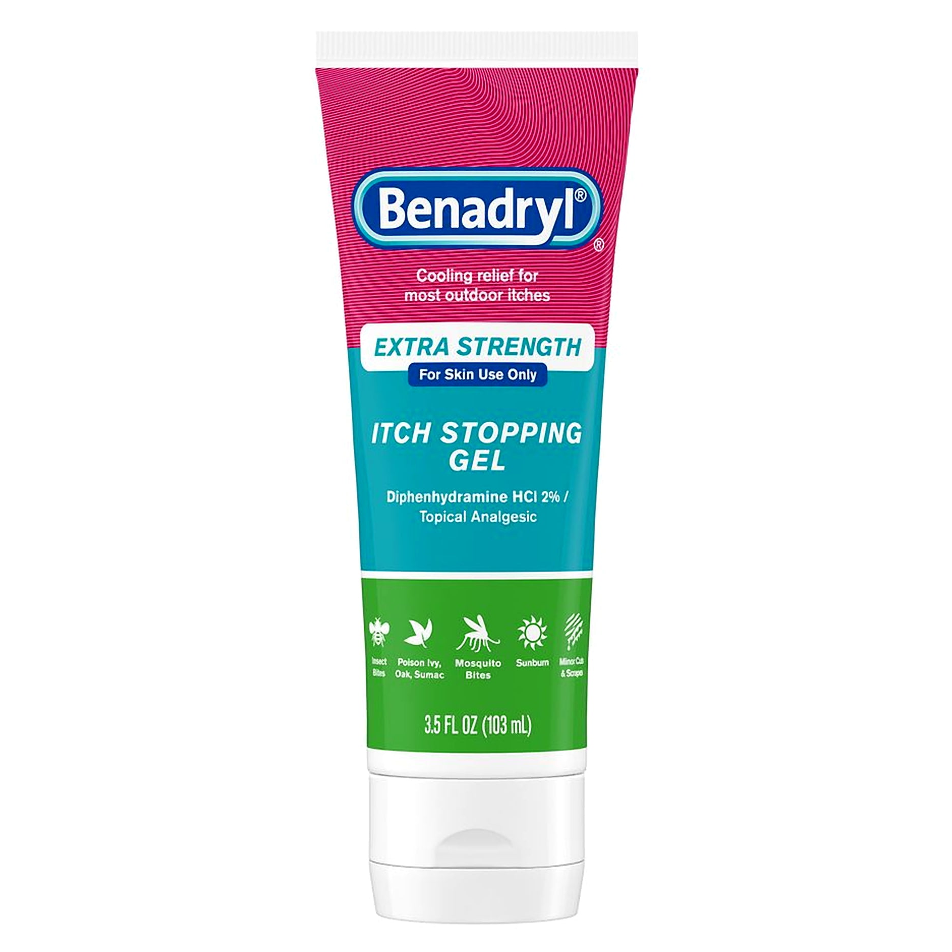Benadryl Itch Stopping Gel, Extra Strength
