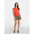 thumbnail image 3 of Time and Tru Women's Twist Front Top, Sizes XS-XXXL, 3 of 6