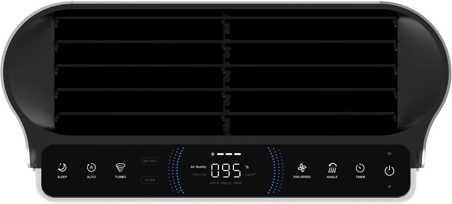 Levoit Air Purifier for Extra-Large Rooms (1395 Sq. Ft), Smart Air Cleaner with PM1/PM2.5/PM10 Monitor, EverestAir™, White / Black