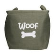 thumbnail image 3 of Rosewood Canvas Pet Toy Basket, 3 of 4