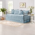 thumbnail image 5 of Reversible Scalloped Edge Bedding Sets Premium Polyester Farmhouse Style Twin Daybed Cover, 5 of 12