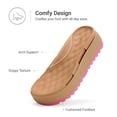 thumbnail image 4 of DREAM PAIRS Women's Platform Slip on Adjustable Sandals Lightweight Comfortable Non-Slip Vacation Beach Chunky Open Toe Wedges for Summer Waterproof Shoes, 4 of 7
