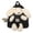 Black, variant on GobdXE Back To School Student Solid Nylon Cartoon Rabbit Plush Daypack Large Single Main Zipper Compartment Unisex Mini Backpack Size:One Size