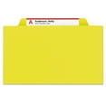 thumbnail image 3 of Smead Pressboard Classification Folders, Legal, Six-Section, Yellow, 10/Box -SMD19034, 3 of 10
