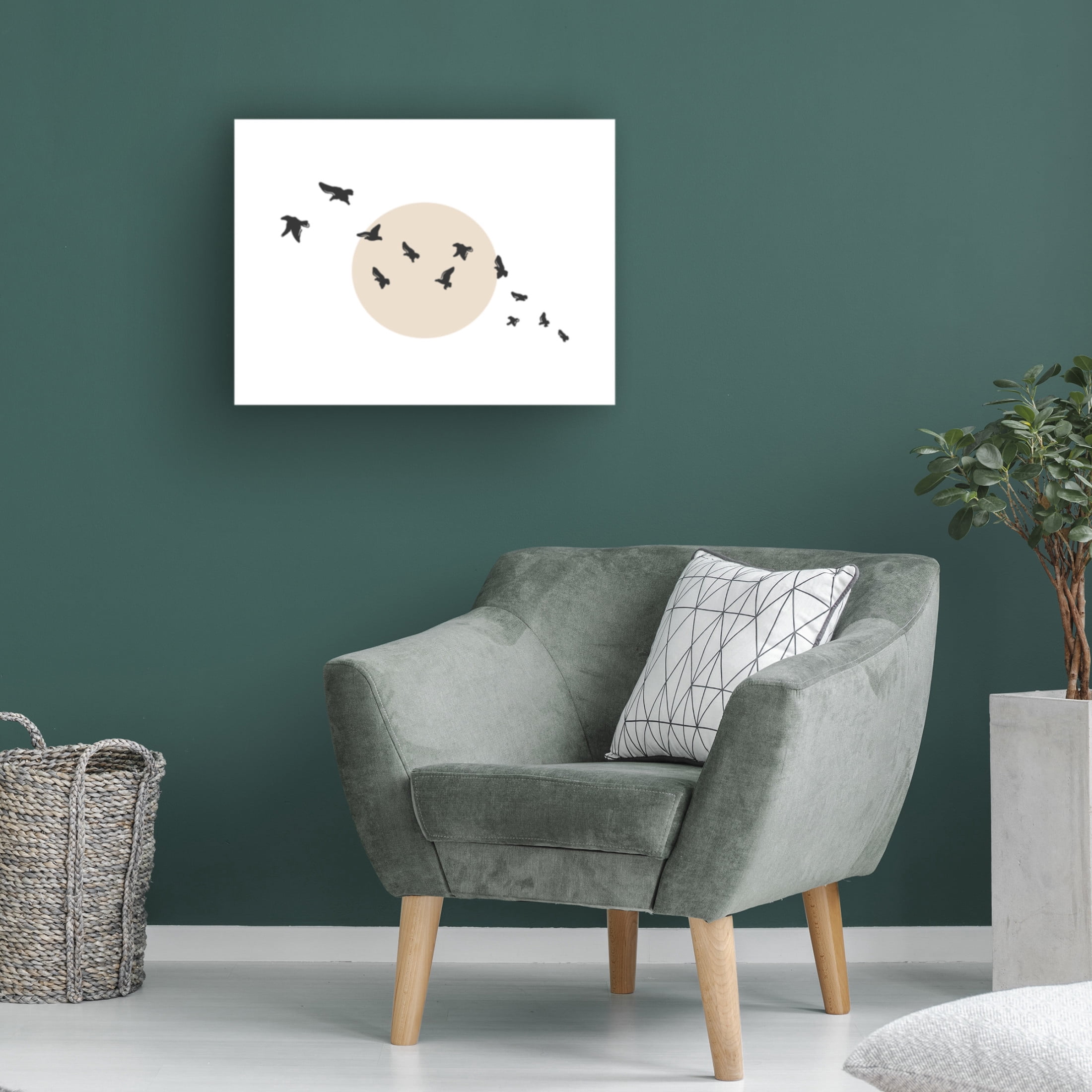Trademark Fine Art Beth Cai Flock Canvas Wall Art