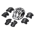 thumbnail image 2 of HHGBAD 7Pcs/Set Helmet Knee Elbow Pads - Cycling Skate Bike Protection Gear, Comfortable & Breathable Materials, Fully-Adjustable for Maximum Safety, 2 of 5