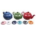 thumbnail image 6 of Stoneware Teapot, Turquoise, 6 of 11